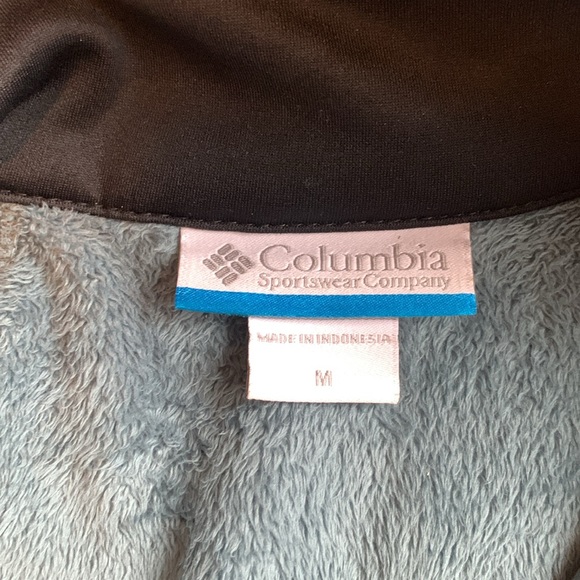 Columbia Zip Up. Jade Green color. - Picture 2 of 4